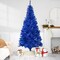 Northlight Artificial Tinsel Christmas Tree - 7' - Blue - Unlit